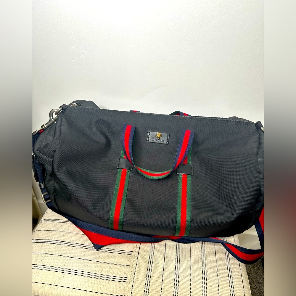 Gucci Web Weekender Bag